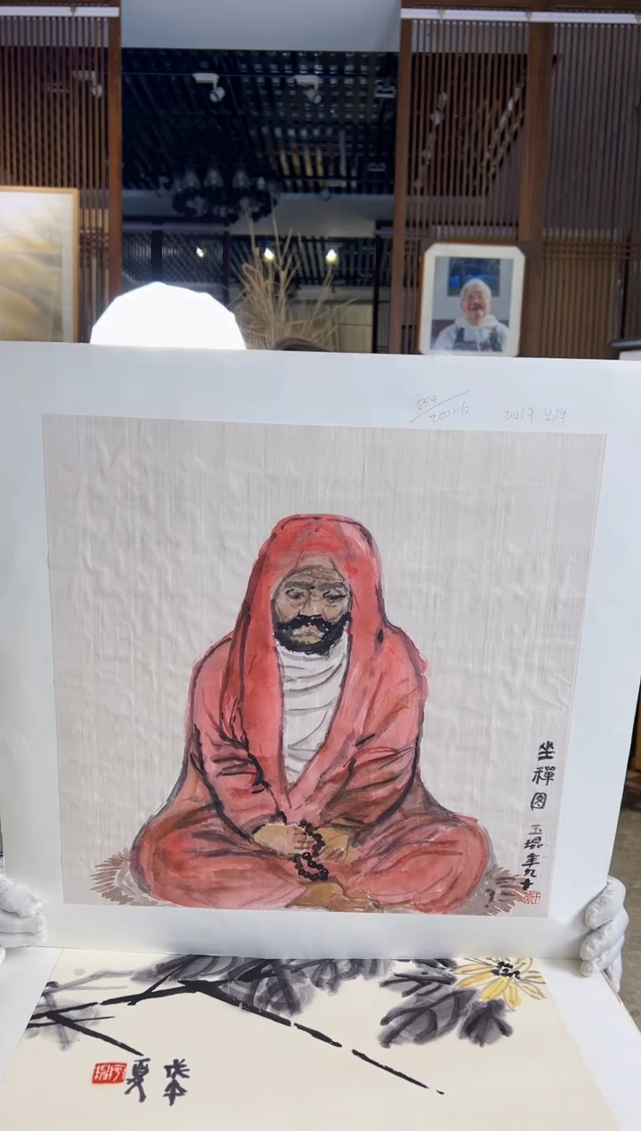 【闪购商品】绘画耿玉琨限量作品亲签盖章版画S