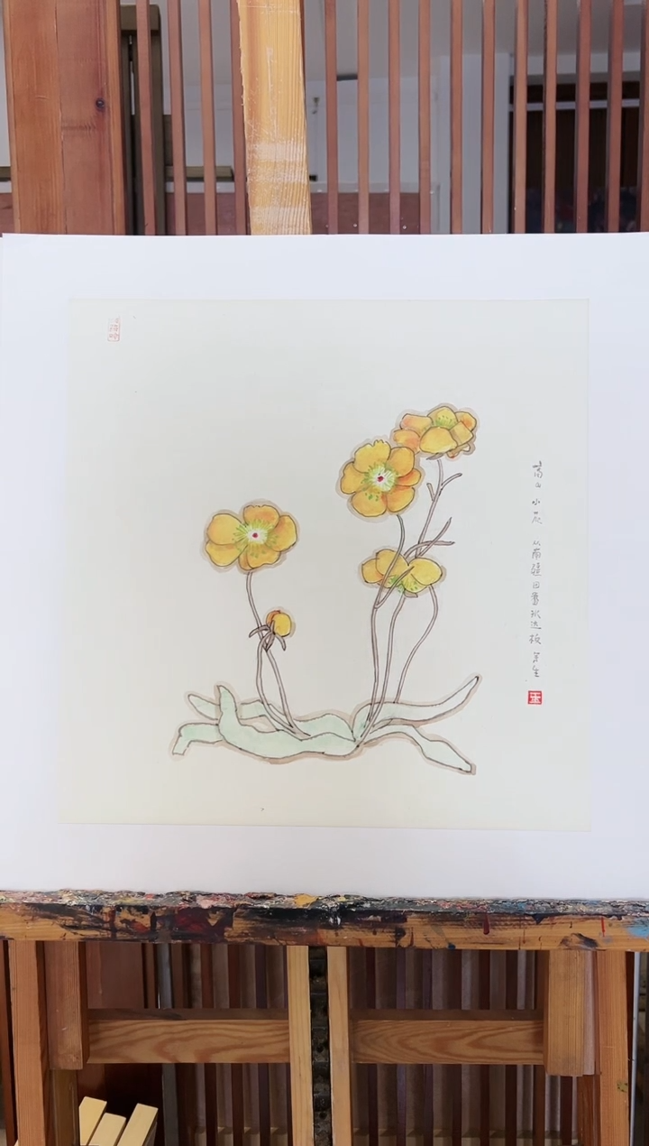 【闪购商品】绘画限量作品亲签盖章版画S