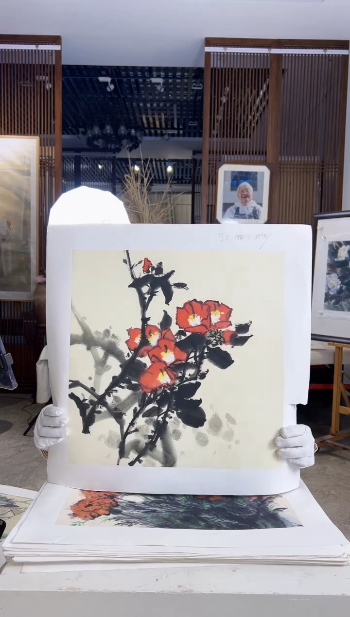 【闪购商品】绘画耿玉琨限量作品亲签盖章版画S