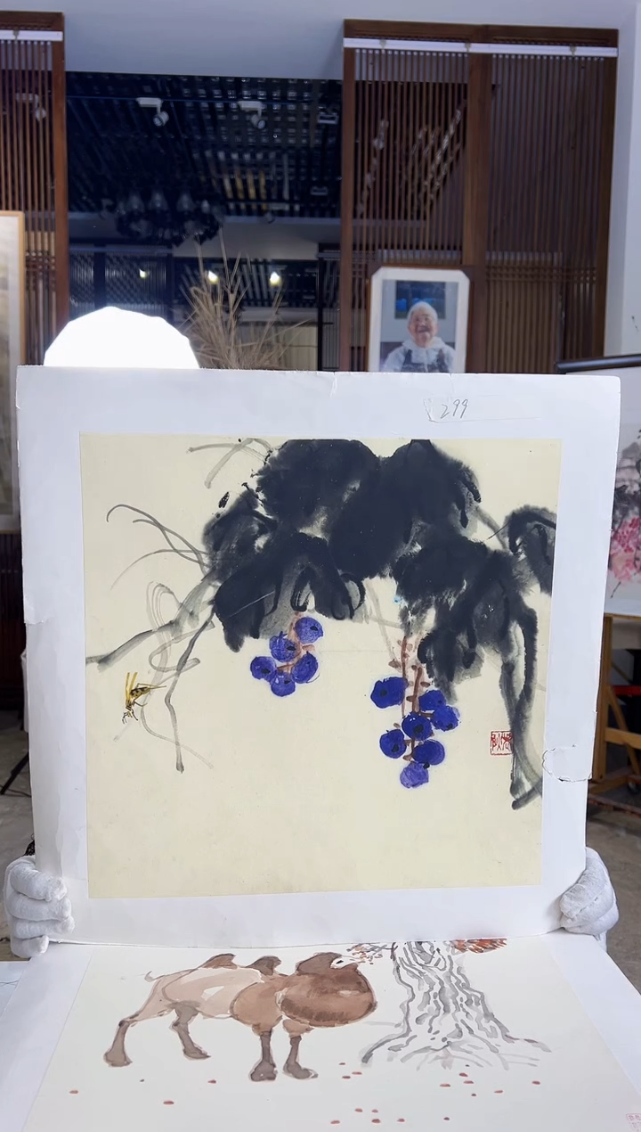 【闪购商品】绘画耿玉琨限量作品亲签盖章版画S