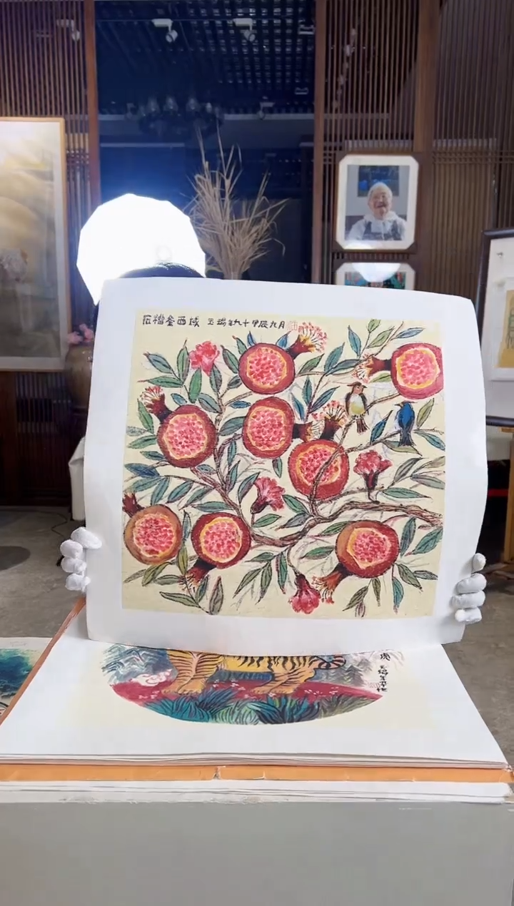 【闪购商品】绘画耿玉琨限量作品亲签盖章版画S
