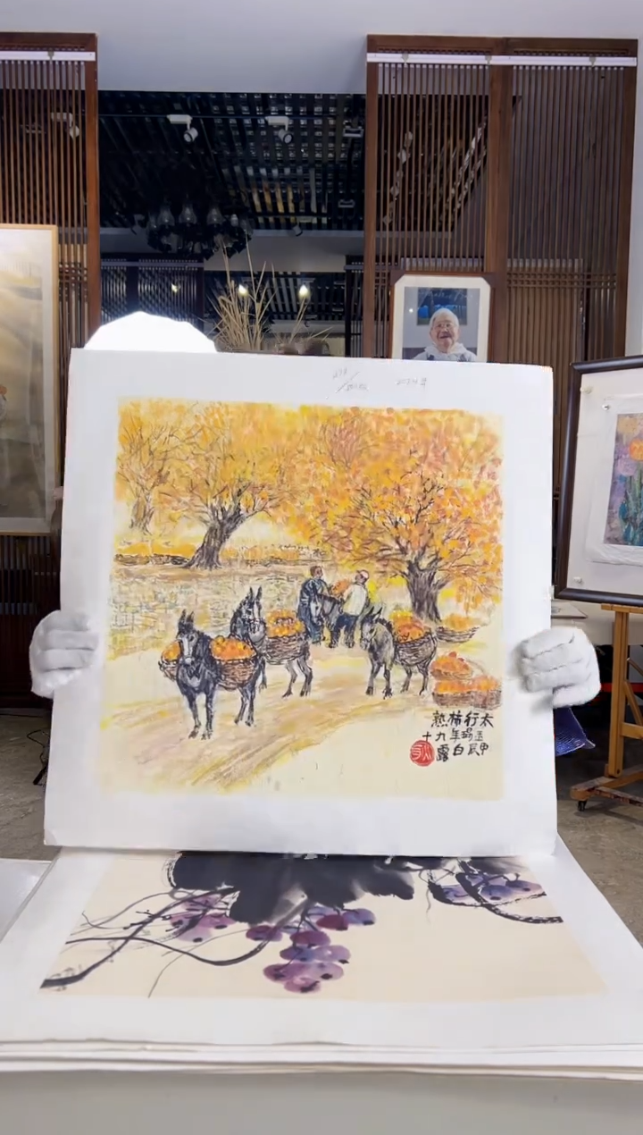 【闪购商品】绘画耿玉琨限量作品亲签盖章版画S