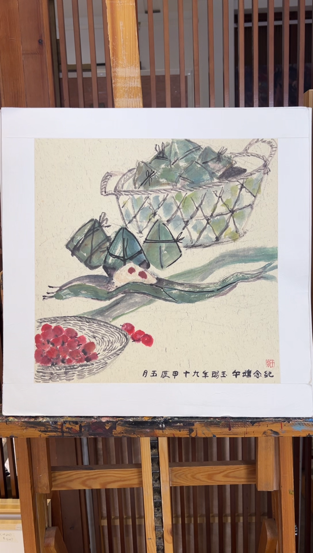 【闪购商品】绘画限量作品亲签盖章版画S