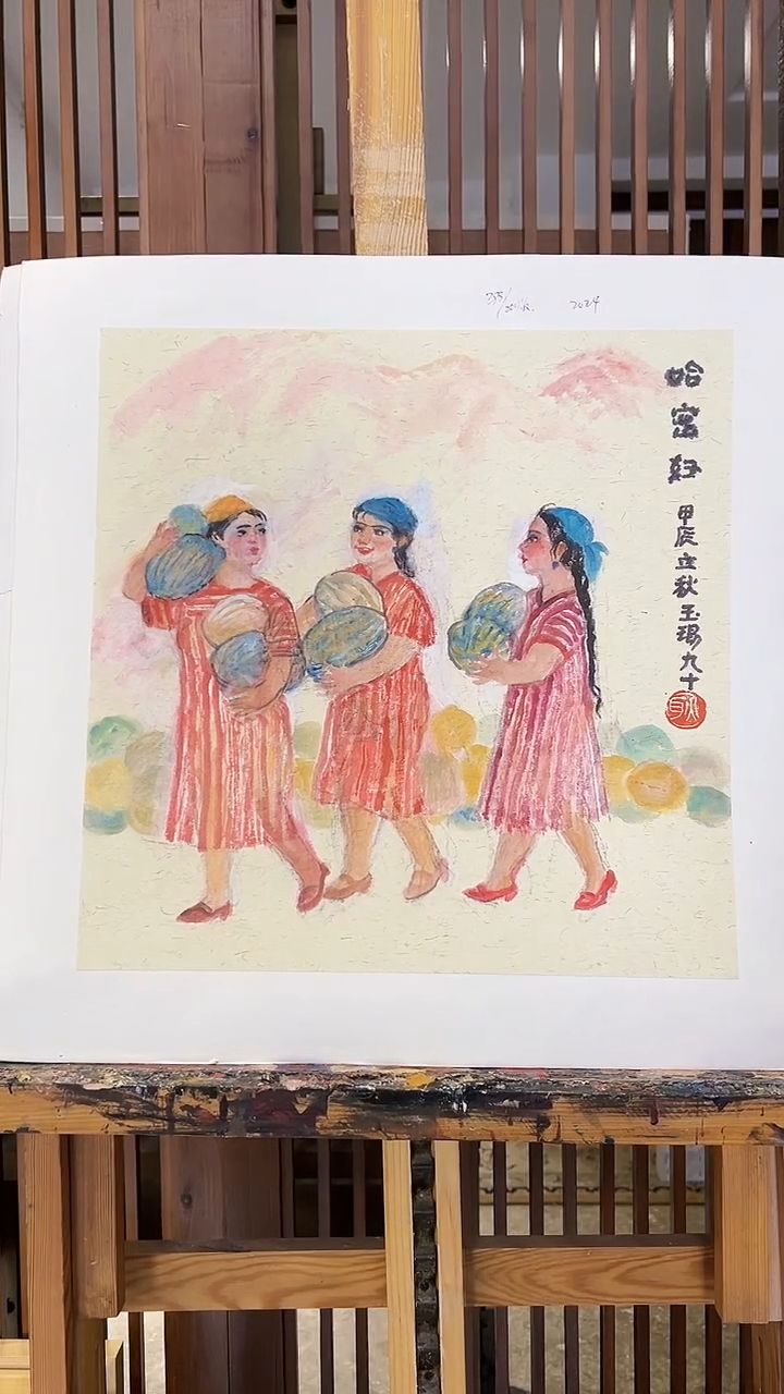 【闪购商品】绘画耿玉琨限量作品亲签盖章版画S
