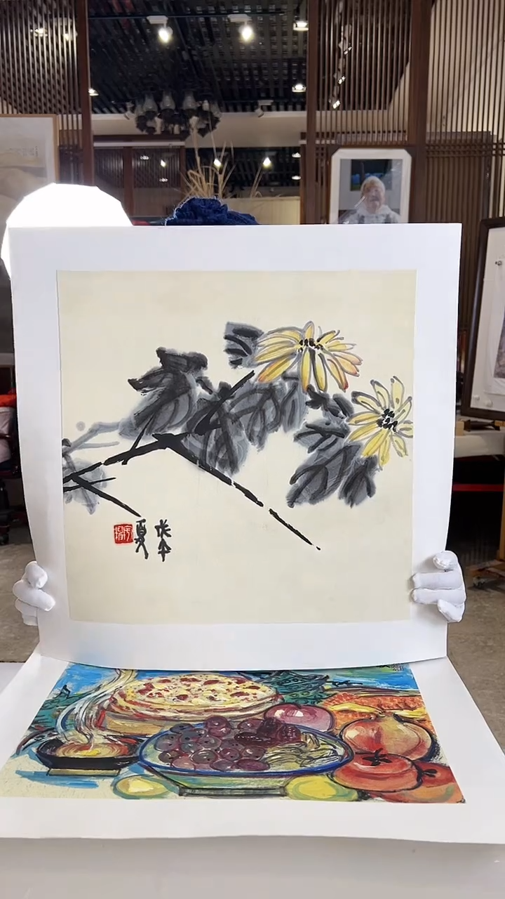 【闪购商品】绘画耿玉琨限量作品亲签盖章版画S