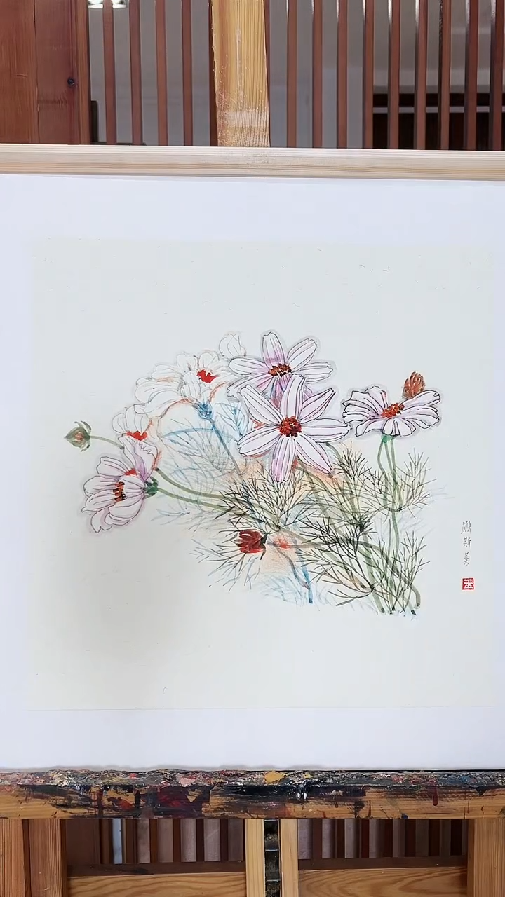 【闪购商品】书法限量作品亲签盖章版画S