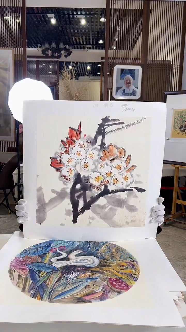 【闪购商品】绘画耿玉琨限量作品亲签盖章版画S