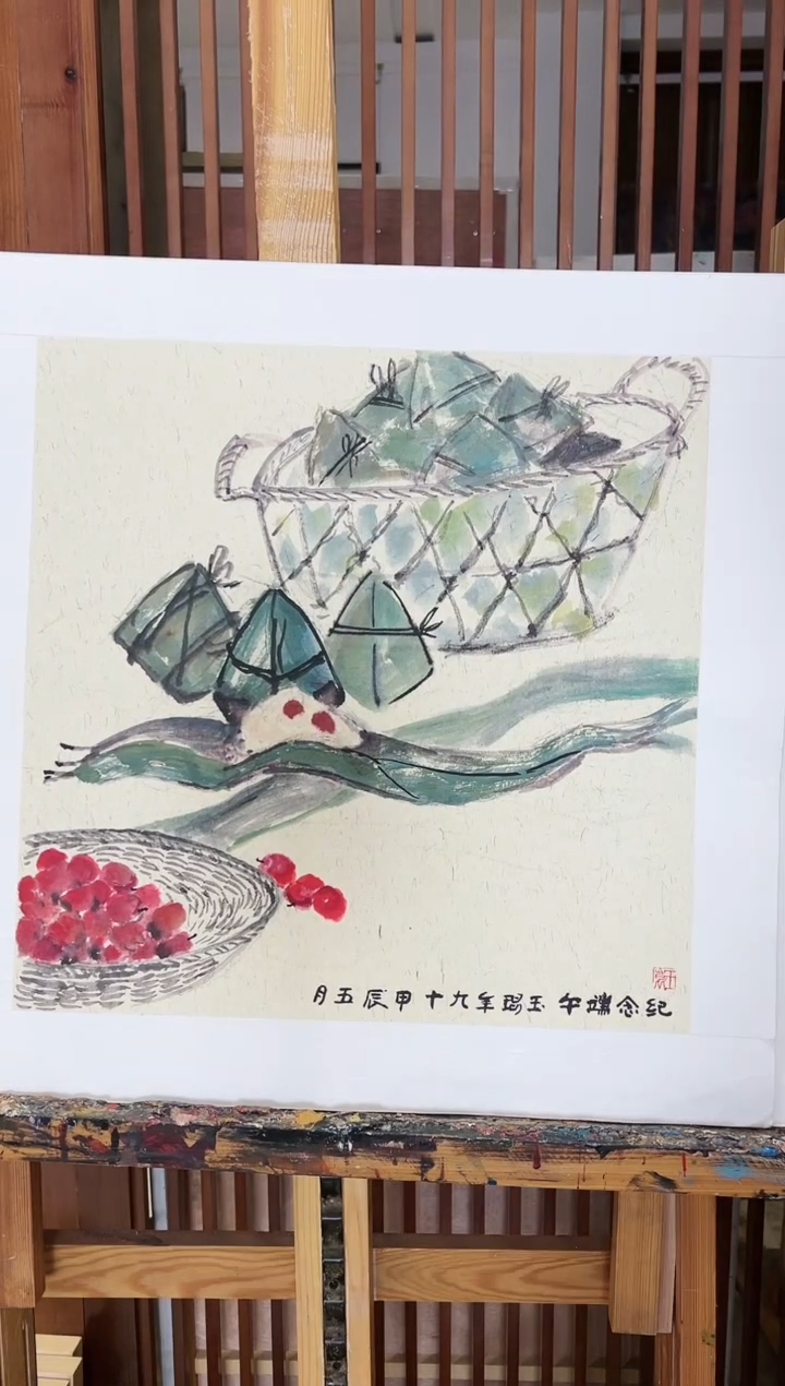 【闪购商品】绘画限量作品亲签盖章版画S