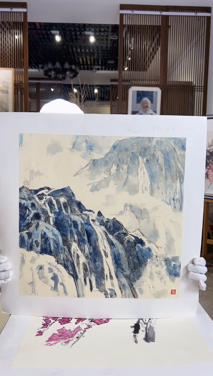 【闪购商品】绘画耿玉琨限量作品亲签盖章版画S
