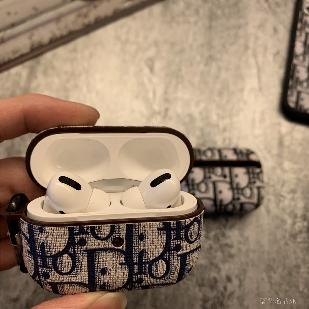 老花迪Di潮牌适用苹果AirPods pro2代耳机壳AirPods3华强北五四三