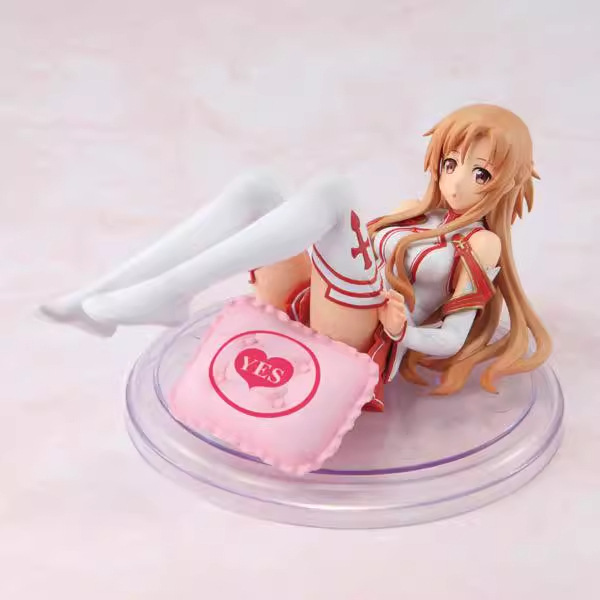 刀剑神域 亚丝娜 新妻 枕头 SAO 结城明日奈 动漫美少女 手办摆件