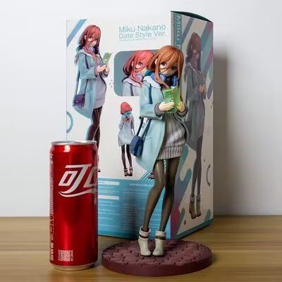 五等分的花嫁约会风格中野三玖 看书耳机针织衫外套 手办模型摆件