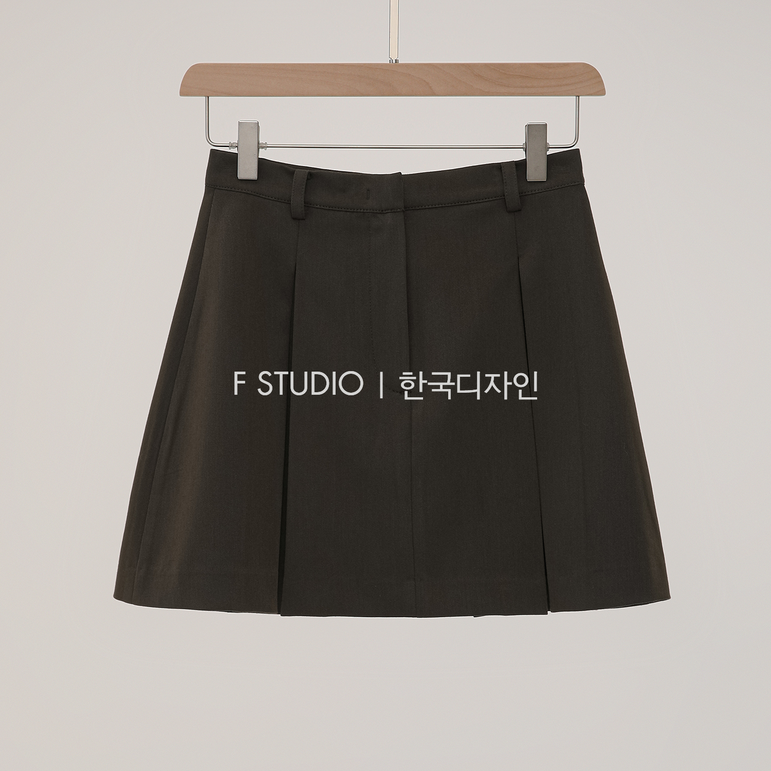 法儿家韩国限定「新品」【松茶可可】压褶半身裙FS403X013