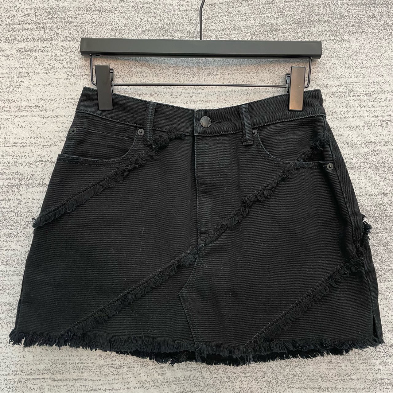 99新 Alexander McQueen/亚历山大·麦昆 牛仔裙/尺码26/WX108333