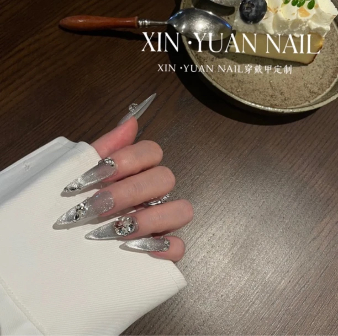 「庆典」奇思妙想 Nail｜33加长尖圆 纯手工定制｜可拆卸穿戴甲