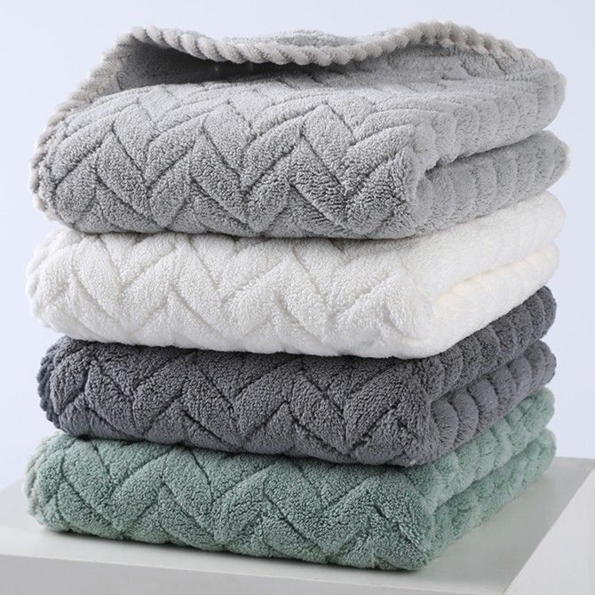 高档毛巾洗脸洗澡吸水不掉毛成人学生女宿舍用品柔软家用加厚棉柔
