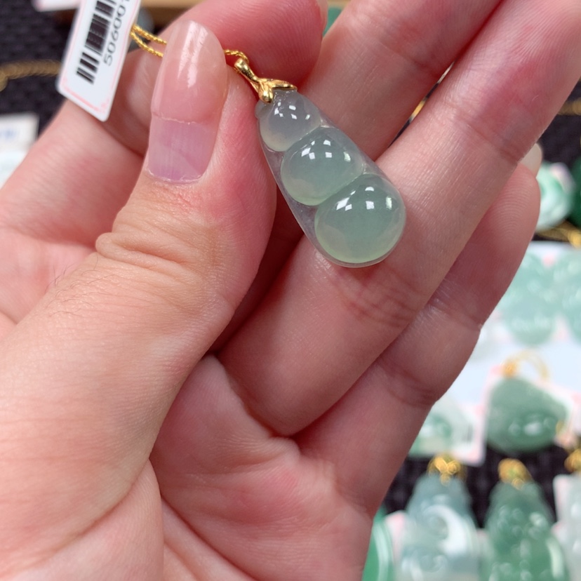 【闪购商品】翡翠金镶18K金镶嵌6850