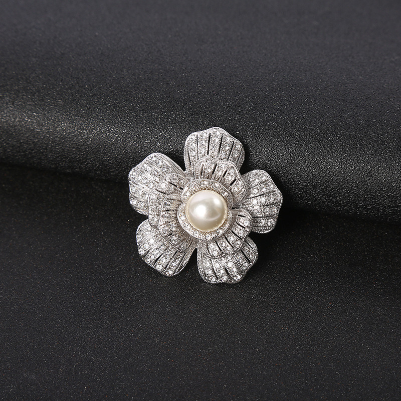 铜合金胸针 复古轻奢百搭时尚精致优雅小香风-315