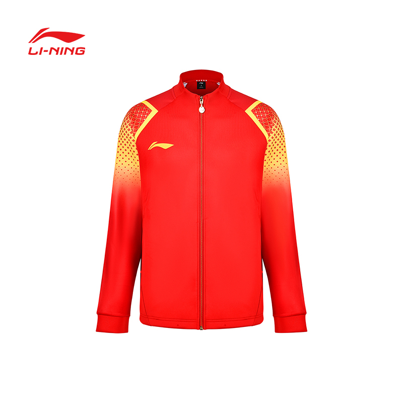 李宁2025新款运动卫衣开衫无帽卫衣男乒乓领奖服长袖流光风