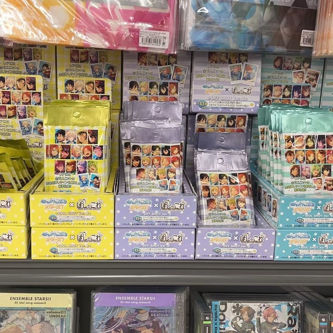 日版 ES偶像梦幻祭周边爱心透卡拍立得v3v5v7 花前花后追忆整盒