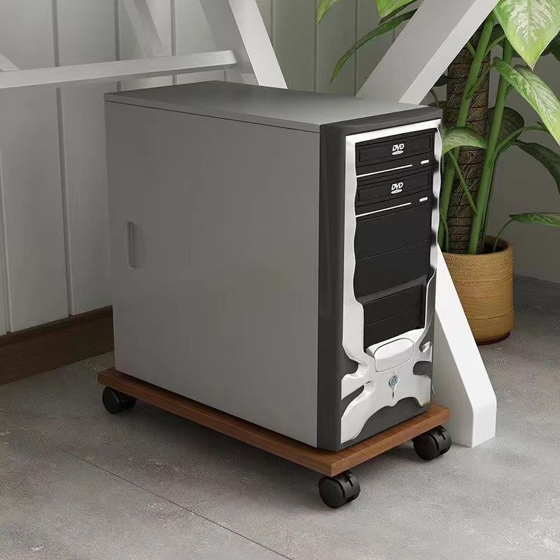 天幕居电脑主机托台式机电脑主机拖板简约家用办公室可移动主机架