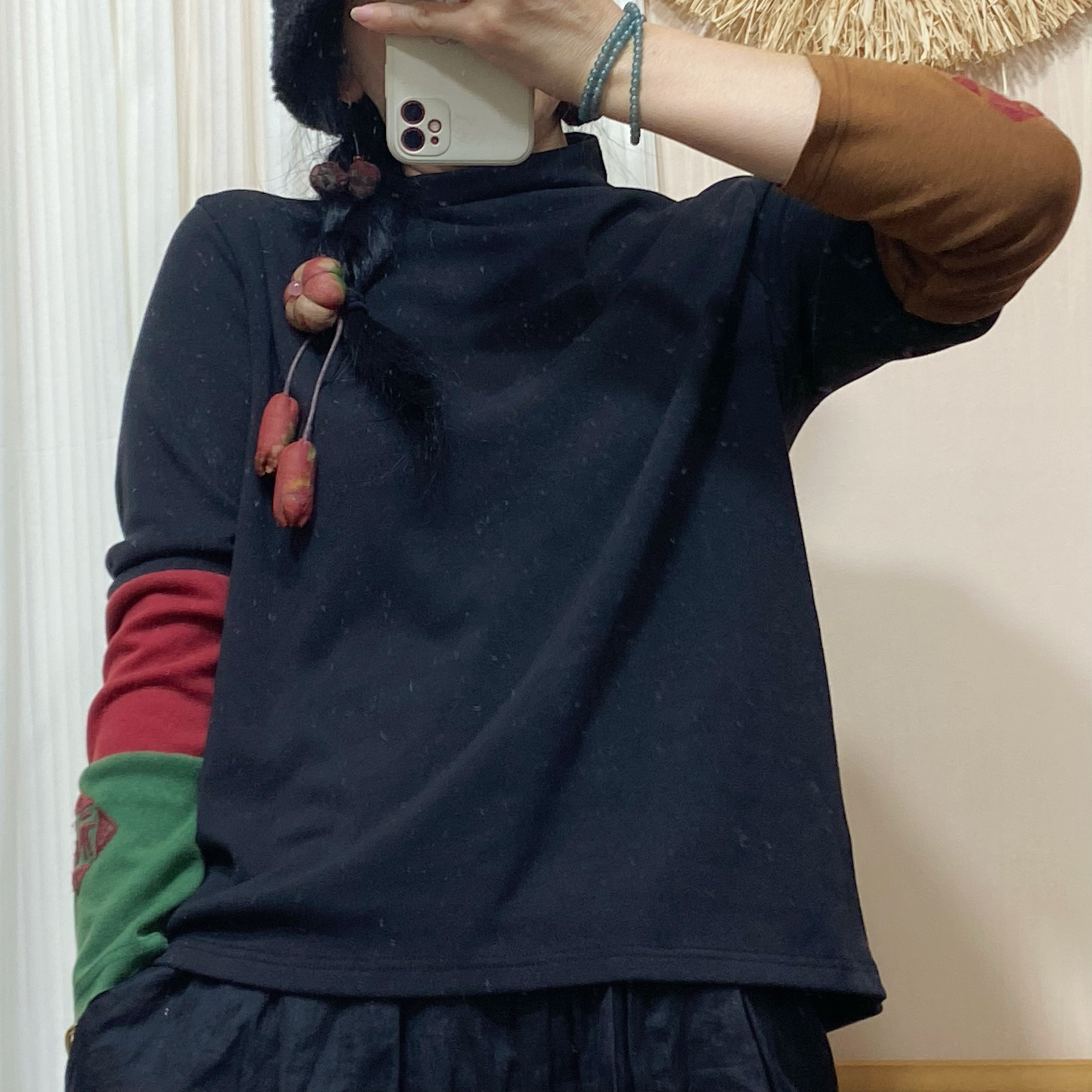 箫箫  新款炒色做旧打底衫百搭【 205款】