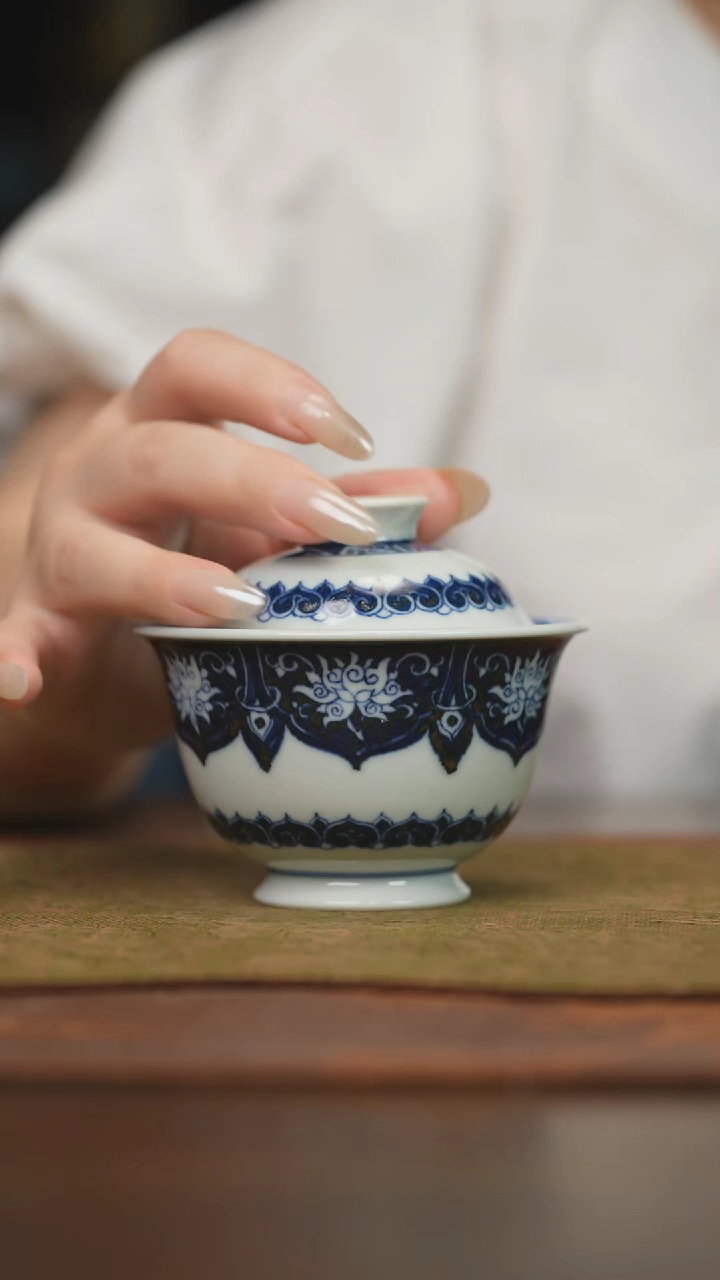 【闪购商品】杯柴窑青花破价福利