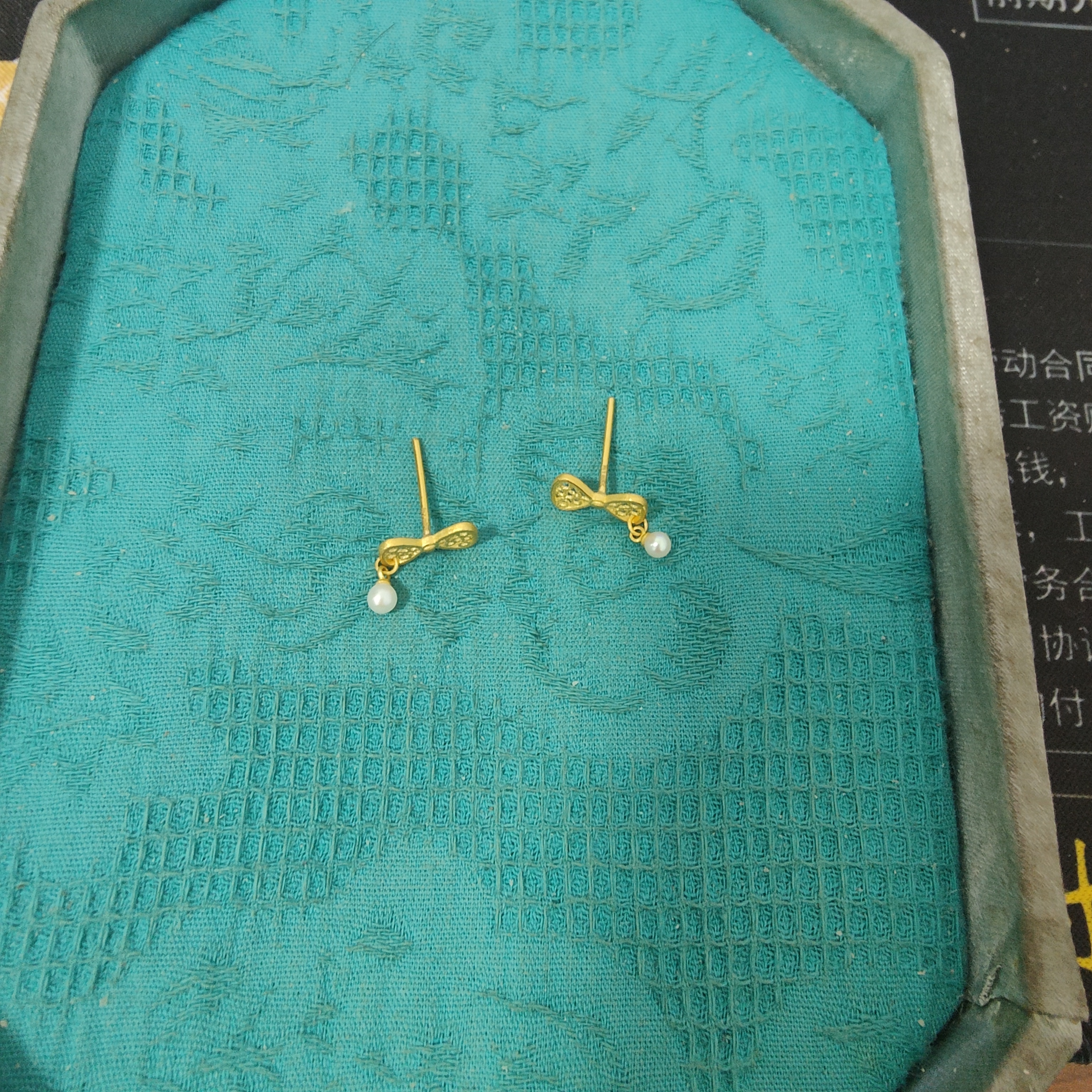 足金999精品耳钉