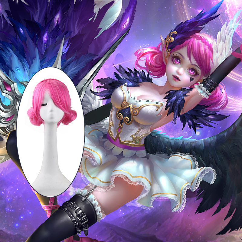 王者荣耀天鹅之梦小乔假发cosplay二次元游戏动漫展万用毛坯精修