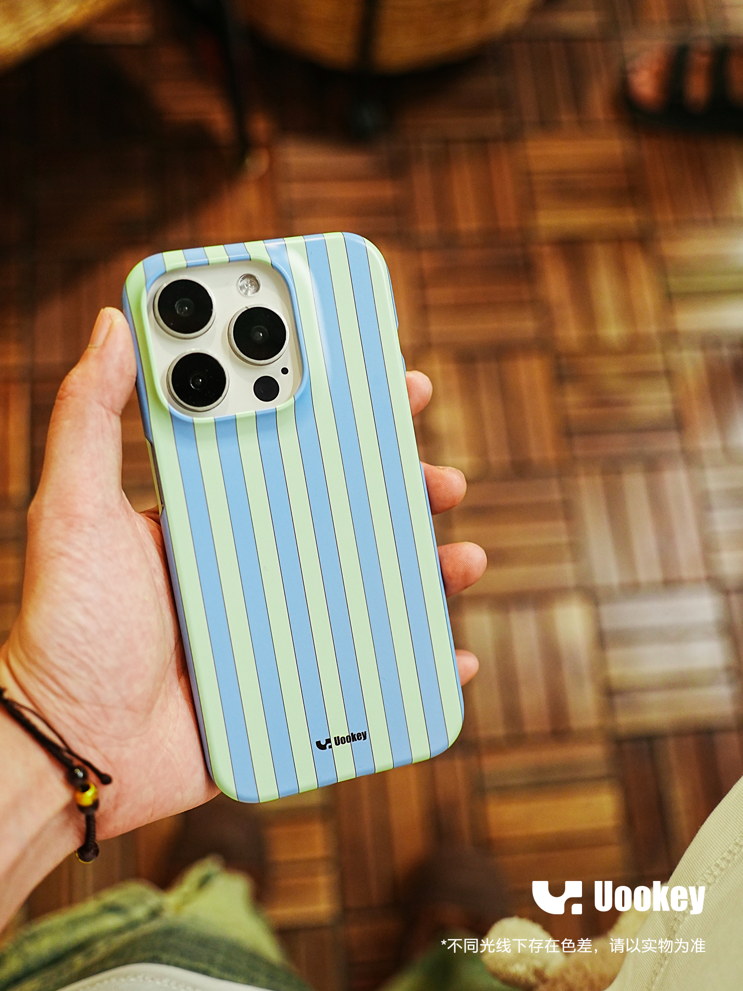 夏日条纹原创韩国进口菲林单壳半包磨砂手机壳轻薄裸机手感硬壳