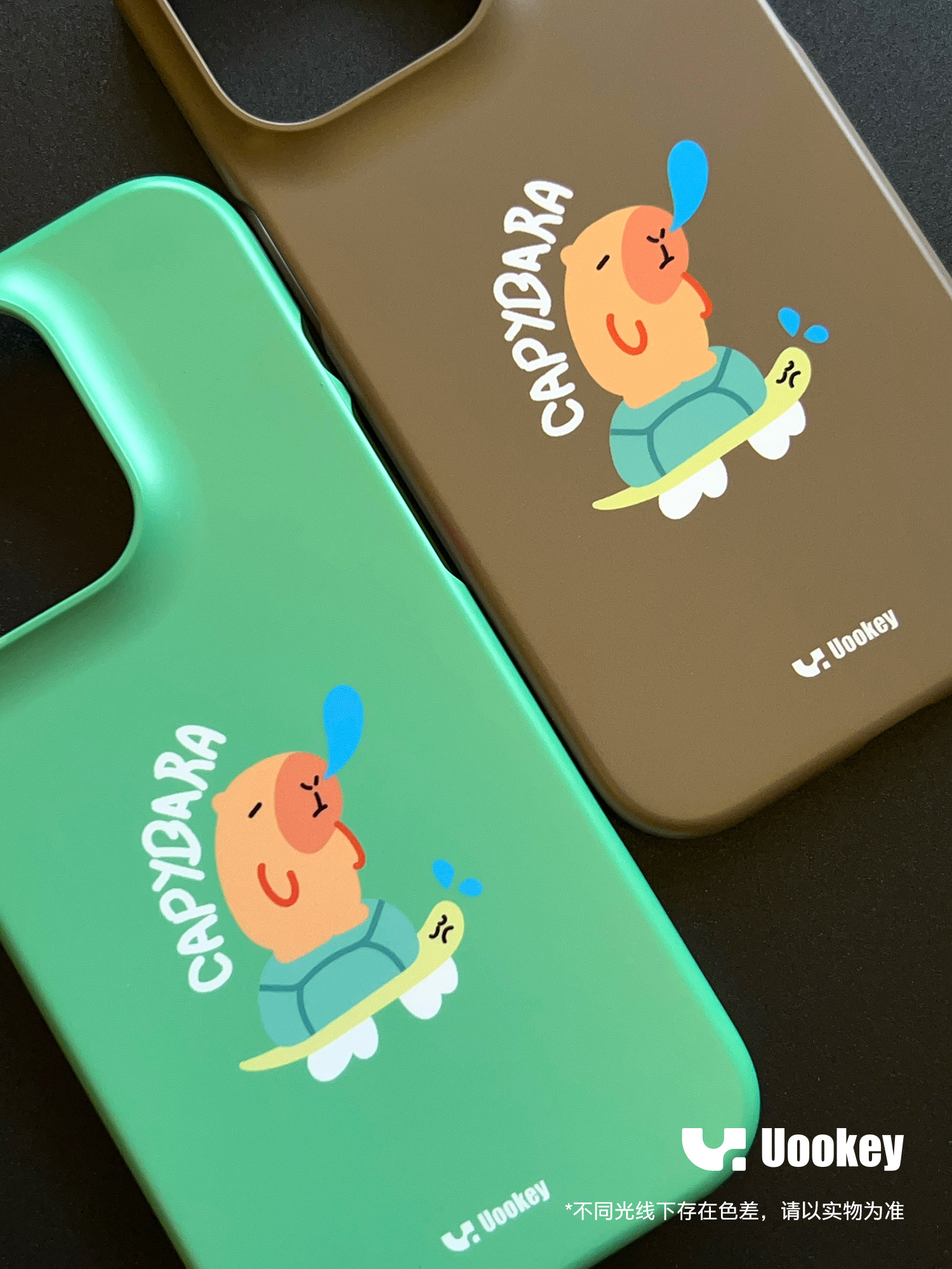 卡皮巴拉·原创韩国进口菲林·单壳半包·磨砂手机壳轻薄裸机手感