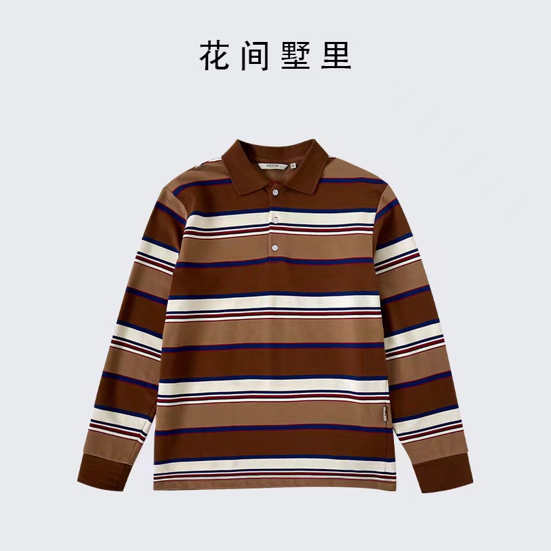  La fleur éternelle｜条纹polo衫 经典简约条纹polo衫
