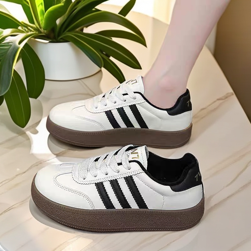 衣心衣意家复古德训鞋冬季新款加绒保二棉厚底休闲女鞋