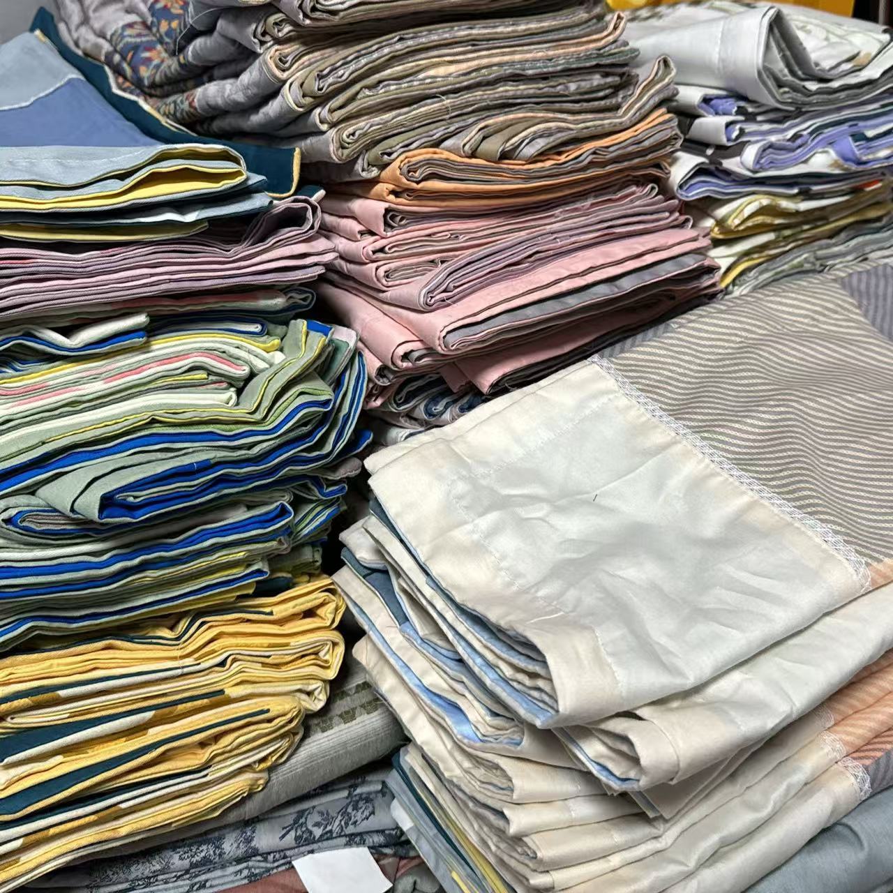 9号【亏钱福利】拼接枕套48*74一对  布头拼接介意勿拍