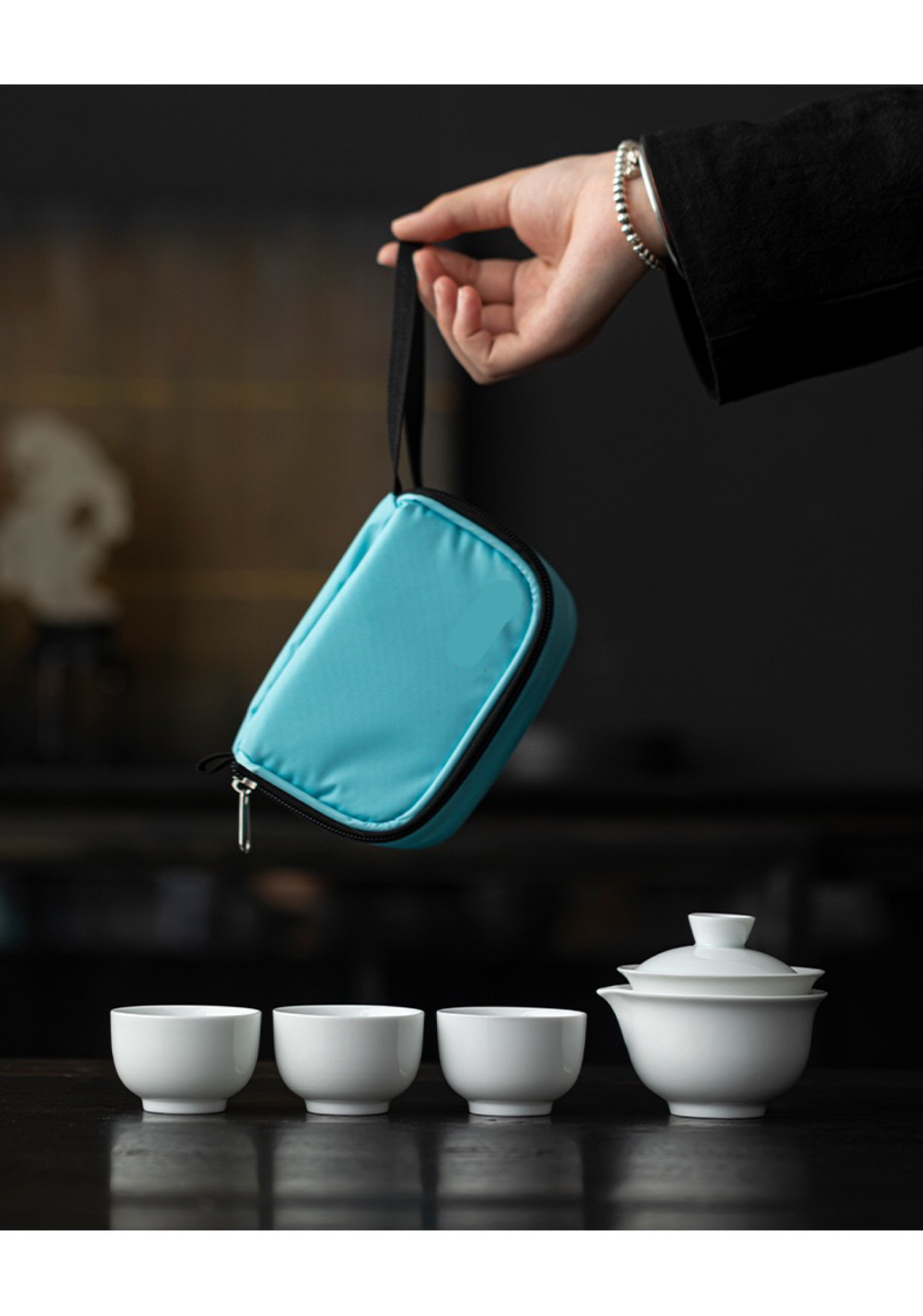 旅行茶具便携式快客杯专用外出携带包户外露营套装功夫茶具茶器