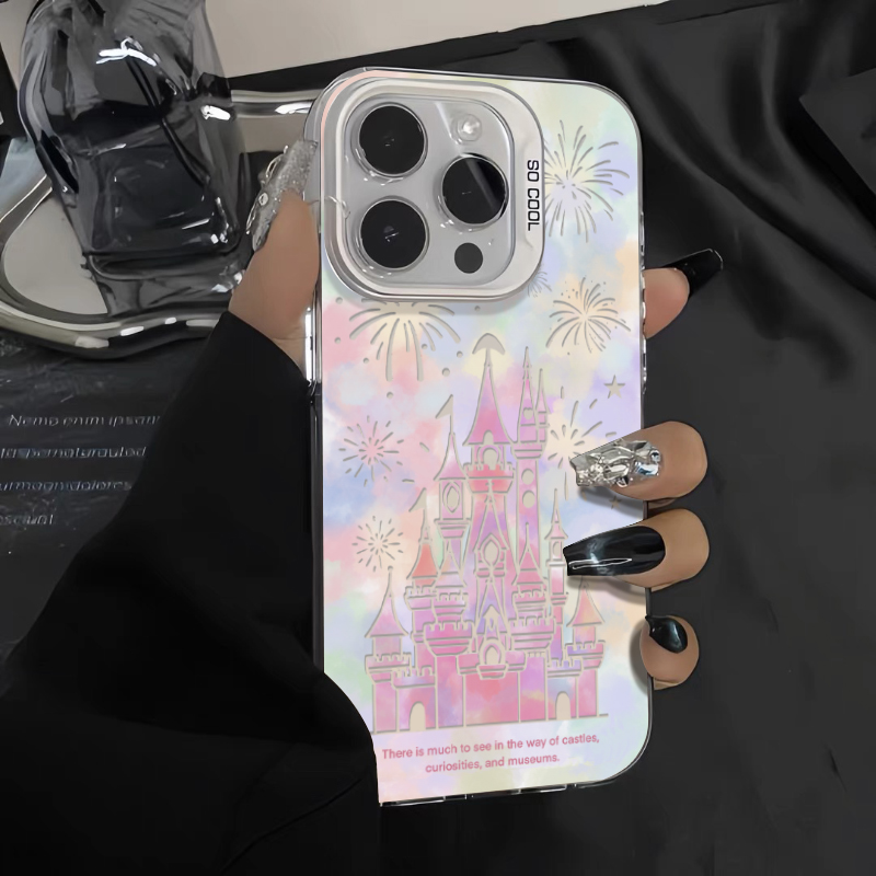 欧克里里烟花城堡苹果12/13/14手机壳iphone15promax元气壳xr/xs