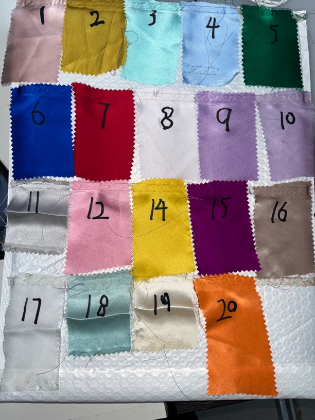 百分百桑蚕丝内衬素邹缎