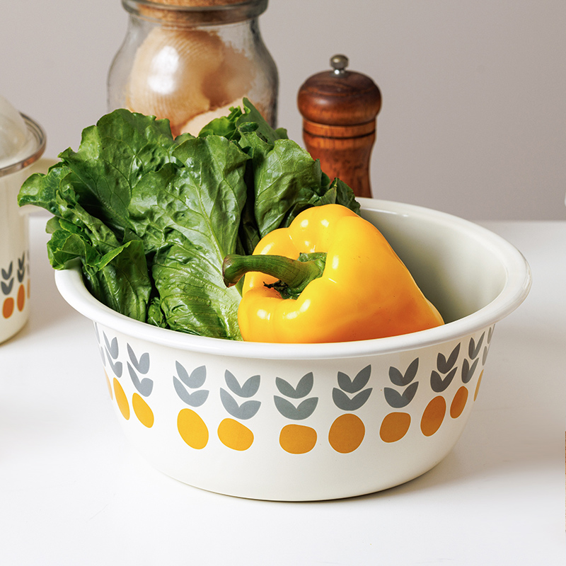 【颜值好物】32cm精致高端 橘子花翻边盆  