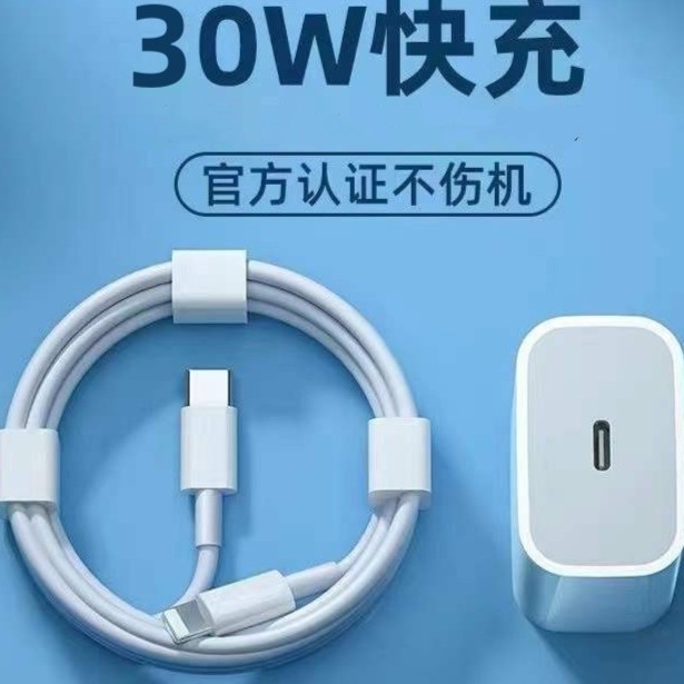 【新人福利】PD30W充电器头适用苹果PD30W快充14/13 pro 闪充头数线