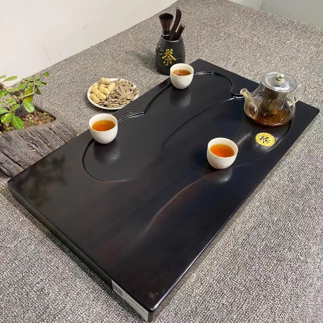 南美胡桃木茶盘原木整板大板桌必备纯料无拼接 包邮