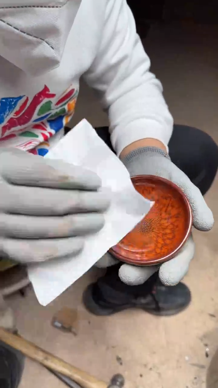 【闪购商品】瓷瓷茶盏     6红鹧鸪