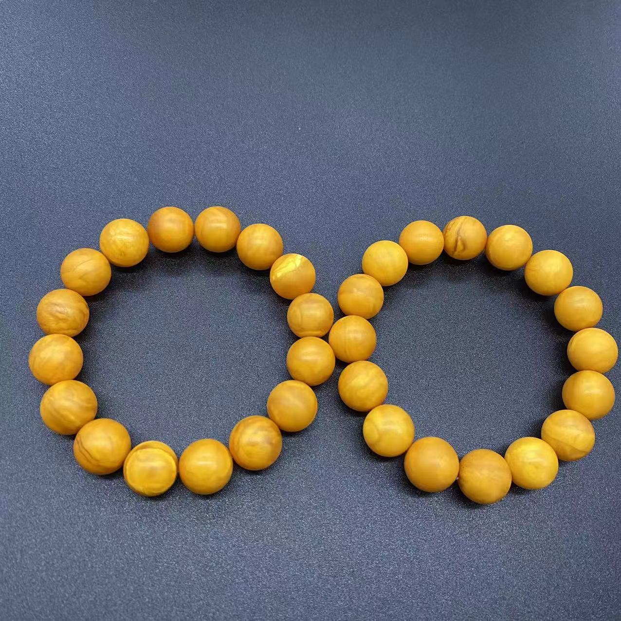 【景旺】【穹极】12mm-13mm+橘皮老花蜡手串@多样性只发其中一件