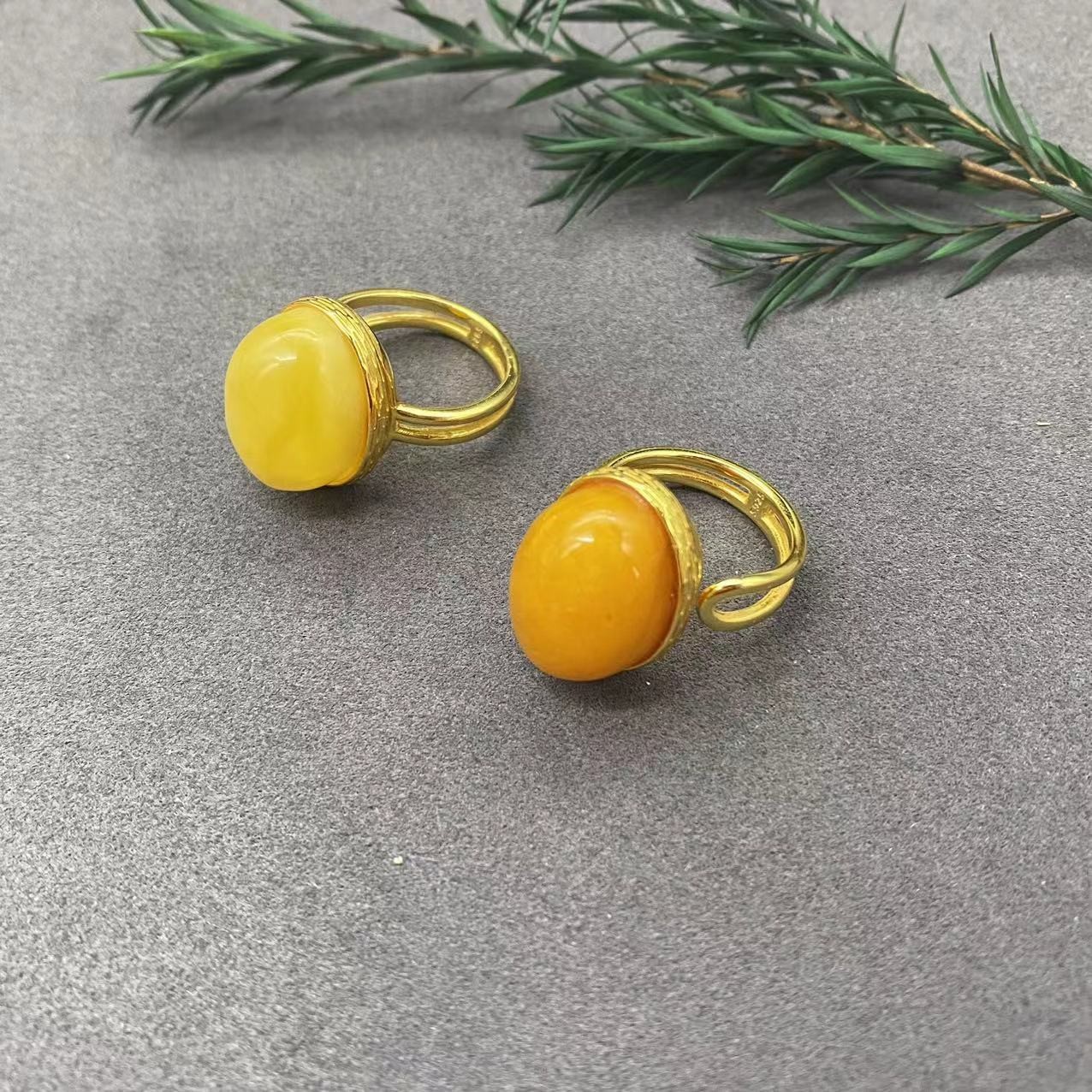 【景旺】【赤棠】蛋面戒指款@多样性只发其中一件