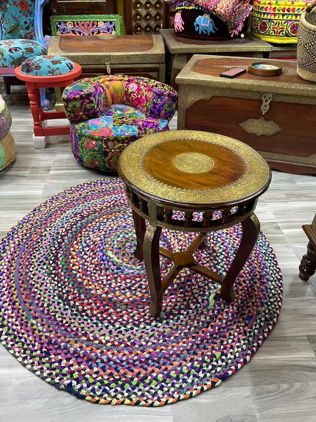 印度家居原版包铜摆件