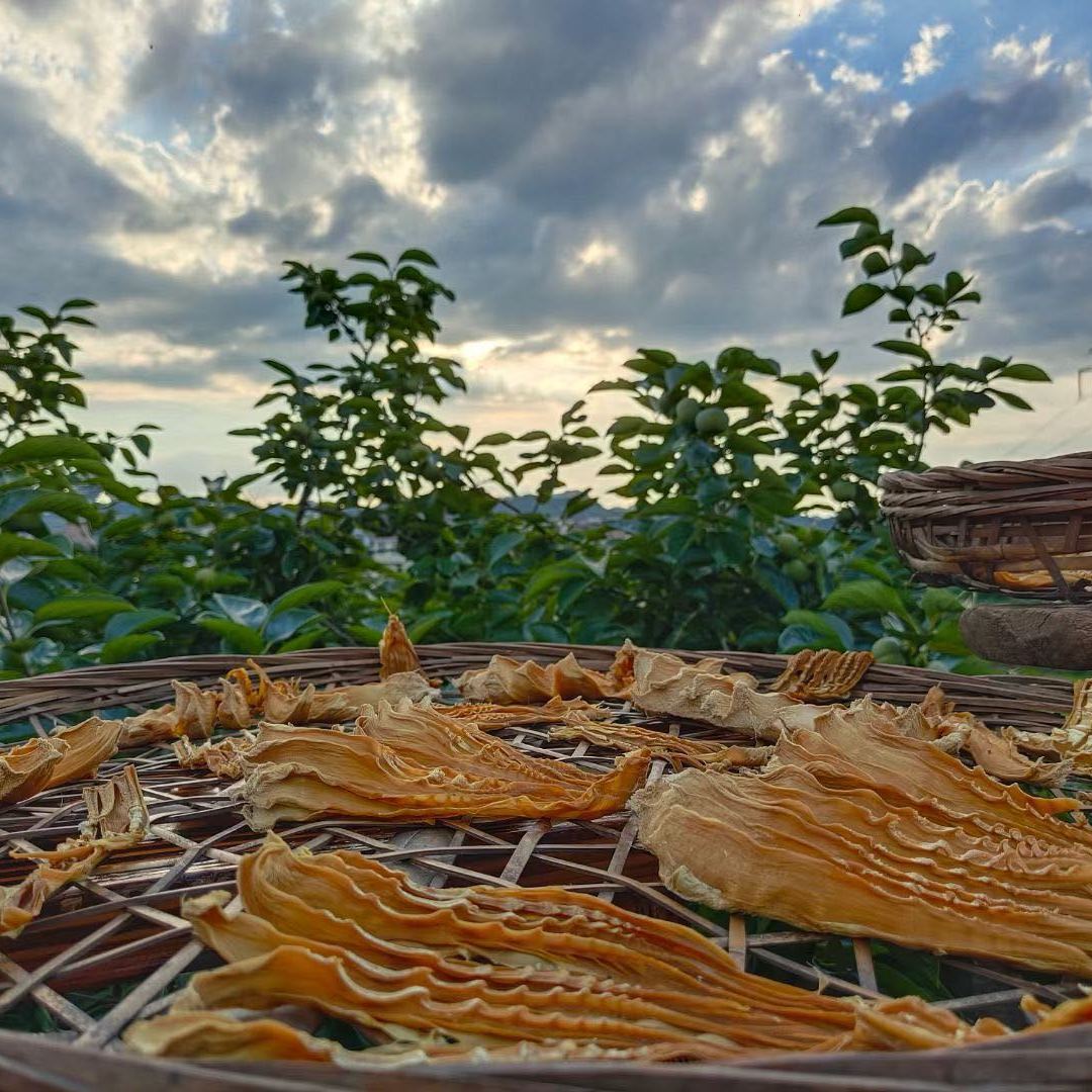 广西农家野生竹笋干 大自然的味道、色泽金黄500g每包