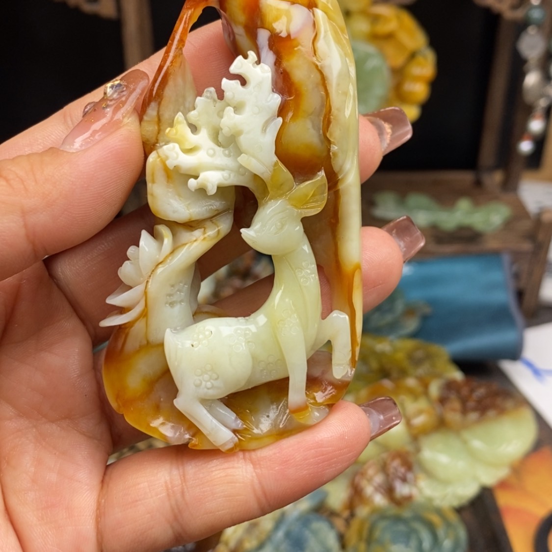 【闪购商品】蛇纹石玉颈饰未镶嵌