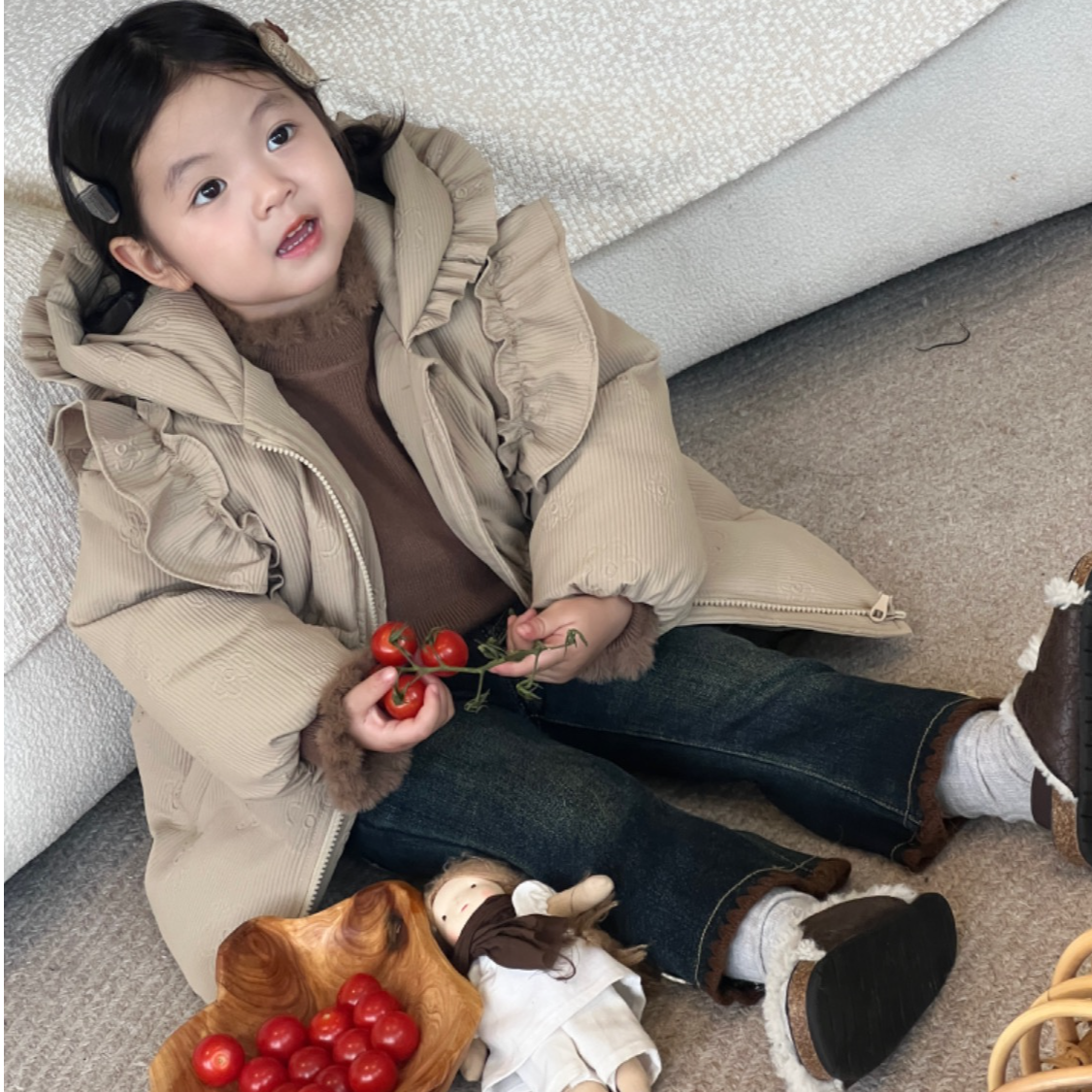 临时链接便宜儿童童装加厚韩版加绒冬季洋气