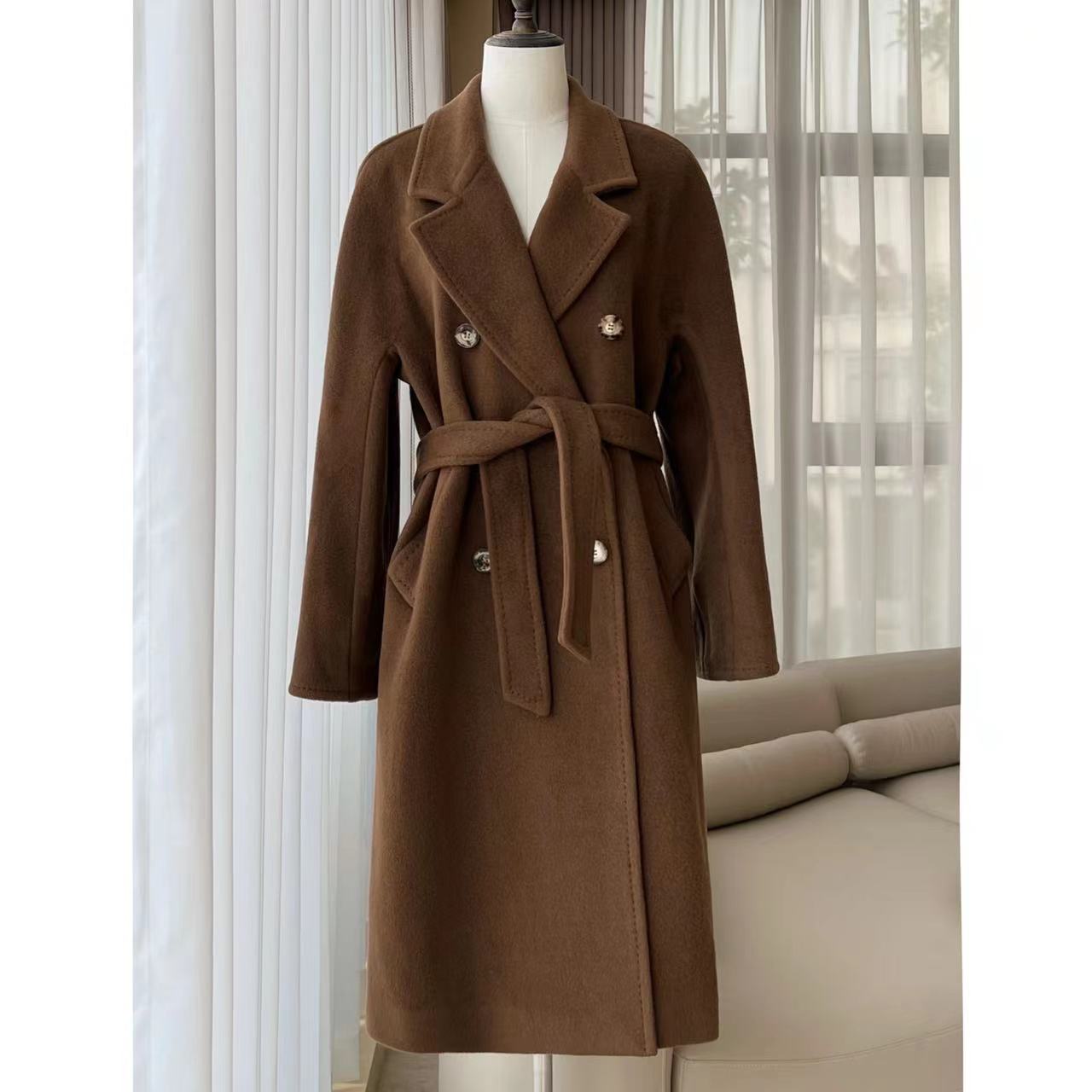 【晨老板】~CEILINA【永恒经典】时尚气质百搭经典长款大衣12211124