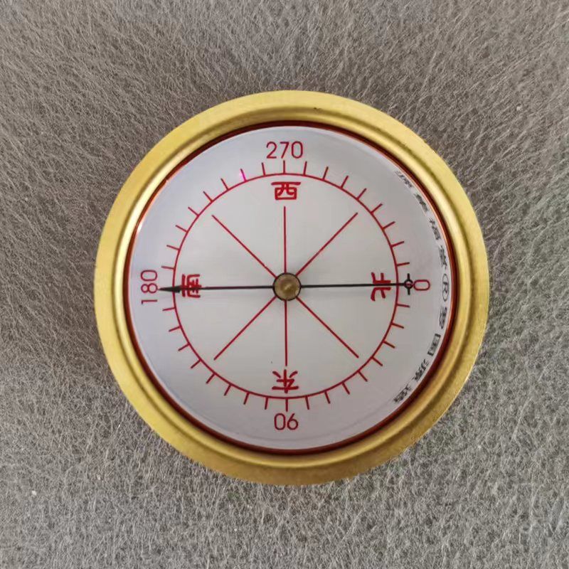 万福堂集福堂陶瓷罗盘指南针强磁玛瑙高精度精品纯铜天池3.6厘米