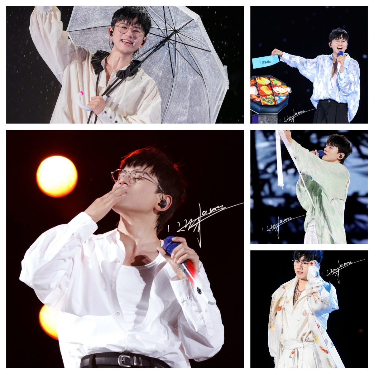 【星迷社】张杰演唱会明星周边写真明信片挂件大合集链接张杰周边